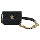 Mini sac à bandoulière à chaîne doublé de pièces de monnaie Chanel Caviar