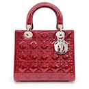 Dior Patent Cannage Lady Bag Medium