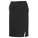 CONTEMPORARY DESIGNER Black Skirt with Zipper Detail - Autre Marque