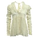 Top in pizzo color crema Zimmermann