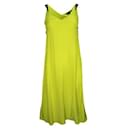 Contemporary Designer Lime Green Colette Slip Dress - Autre Marque