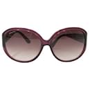 Óculos de sol redondos roxos - Salvatore Ferragamo