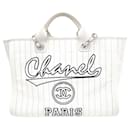 Chanel  Deauville Tote Convertible Shoulder Bag