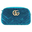 Gucci  Velvet Marmont Crossbody Bag (447632)
