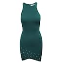 ELIZABETH AND JAMES Teal Green Fitted Dress with Eyelets - Elizabeth And James