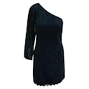 CONTEMPORARY DESIGNER Dark Blue One Sleeve Lace Dress - Autre Marque