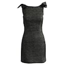 D&G Evening Black Dress with Silver Thread