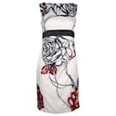 CONTEMPORARY DESIGNER Sleeveless Dress with Rose Pattern - Autre Marque
