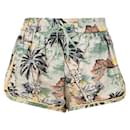 Pantaloncini con coulisse con stampa tropicale Zimmermann