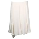 Armani Cream Asymmetrical Skirt
