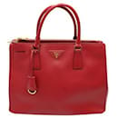 Prada Red Galleria Saffiano Leather Bag