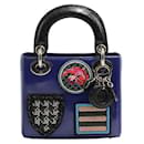 Bolsa Dior Mini Lady Dior - Emblemas bordados - Edição Limitada Ss2014