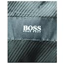 HUGO BOSS Black Suit, Pants, Striped Tie - Hugo Boss