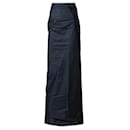 Lanvin Ruffle Draped Long Skirt