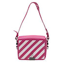 Off-White Pink And White Cross Body Bag - Off White