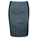 CONTEMPORARY DESIGNER Grey Woolen Skirt - Autre Marque