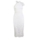 ALEX PERRY  White Lace Dress - Autre Marque