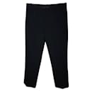 CONTEMPORARY DESIGNER Black/Navy Blue Classic Office Pants - Autre Marque