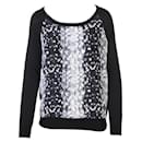 CONTEMPORARY DESIGNER Black Sweater With Front Printed - Autre Marque