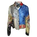 JUST CAVALLI Roberto Cavalli Multicolor Silk Shirt - Just Cavalli