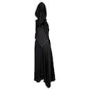 DISEÑADOR CONTEMPORÁNEO Vestido negro recortado con capucha - Autre Marque