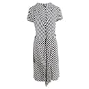 CONTEMPORARY DESIGNER Striped V-neck Jersey Dress - Autre Marque