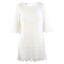 Vestido de encaje blanco de diseñador contemporáneo - Autre Marque
