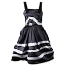 CONTEMPORARY DESIGNER Blue Dress With Stripes - Autre Marque
