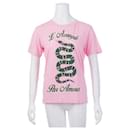 GUCCI Pink King Snake T-Shirt - Gucci