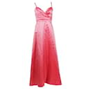 CONTEMPORARY DESIGNER Red Silk Evening Gown - Autre Marque