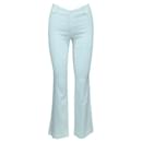CONTEMPORARY DESIGNER Linen Blend White Pants - Autre Marque