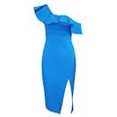 CONTEMPORARY DESIGNER Sheike - Robe bleue à volants à une manche - Autre Marque