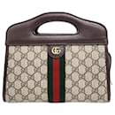 Gucci  GG Supreme Web Tote cum Shoulder Bag (693724)