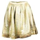 MSGM Metallic Gold Skirt - Msgm