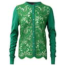 Dolce & Gabbana Green Lace Cardigan