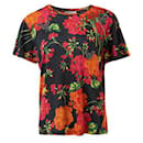 Gucci Floral Print Sequin Shirt