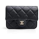 Mini sac à bandoulière Chanel Caviar
