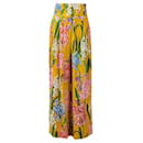 Pantaloni palazzo con stampa floreale di Dolce & Gabbana