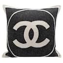 Chanel CC Wool Throw Pillow