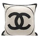 Chanel CC Wool Throw Pillow