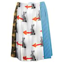 PRADA Multicolor Sable Rabbit Skirt - Prada