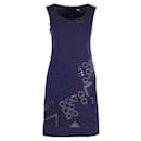 Vestido bainha bordado azul marinho CONTEMPORARY DESIGNER - Autre Marque