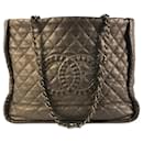 Brown Chanel CC Quilted calf leather Istanbul Tote