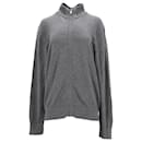 Suéter masculino Tommy Hilfiger Cool Comfort Zip Thru em algodão cinza