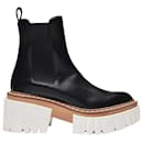 Platform Boots in Black Synthetic Leather - Stella Mc Cartney