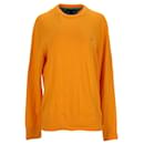 Suéter masculino Tommy Hilfiger Pima Cotton Cashmere com gola redonda em algodão amarelo