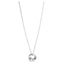 TIFFANY & CO. Elsa Peretti Eternal Circle Pendant 18K white gold/ platinum chain - Tiffany & Co