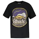Saint Malo T-Shirt – Rhude – Baumwolle – Schwarz - Autre Marque