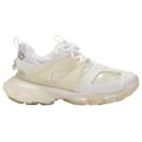 Track Clear Sole Sneakers in White Cream - Balenciaga