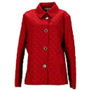 Burberry Brit Quilted Jacket in Red Polyester